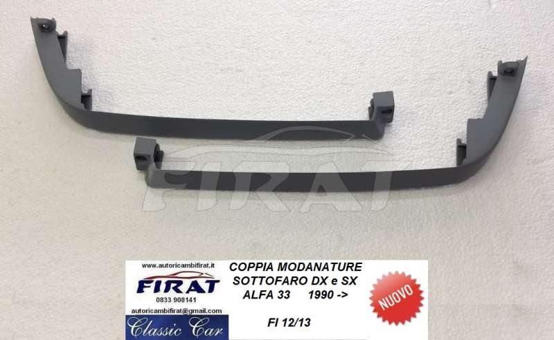 MODANATURA SOTTOFARO ALFA 33 1990 -> DX E SX MODANATURA SOTTOFARO ALFA 33 1990 -> DX E SX